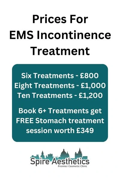 EMS Incontinence Treatment Prices Hickstead