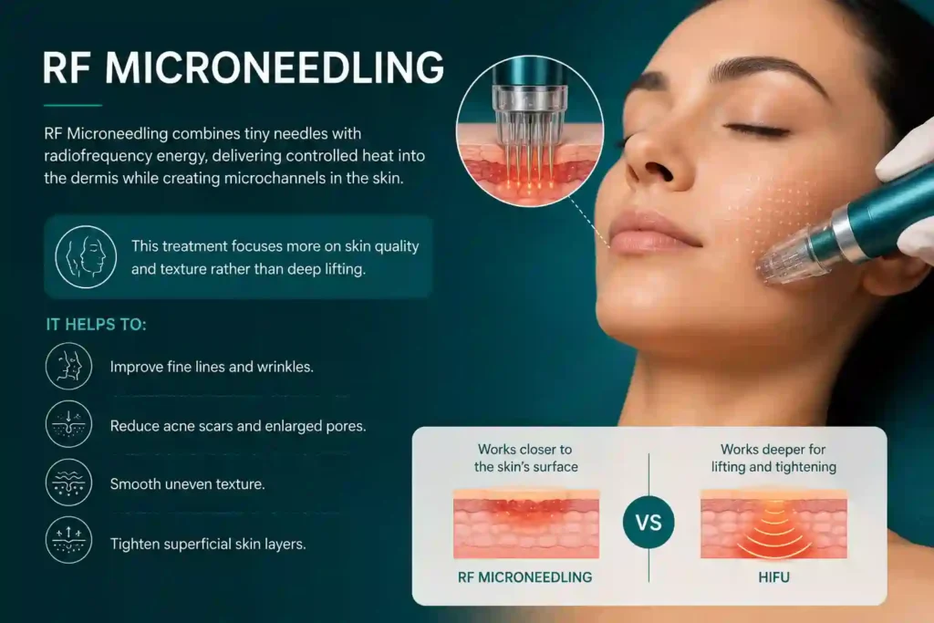 What Does RF Microneedling Do That HIFU Alone Cannot Hickstead